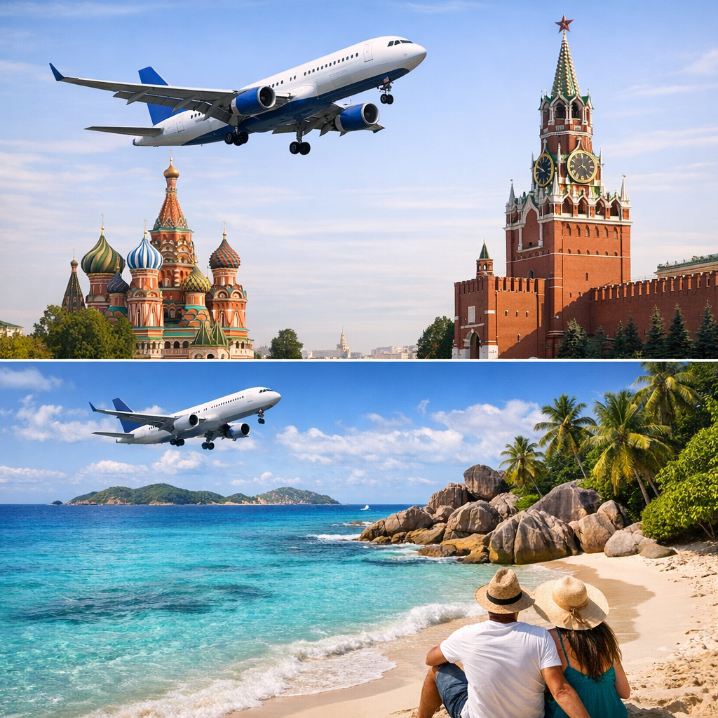 Сколько лететь из Москвы на Сейшелы?
